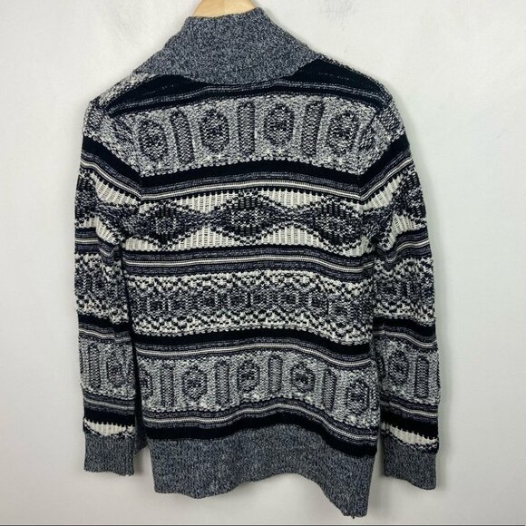 Revolve BB Dakota Grey Knit Open Front Cardigan Size XS‎ Sweater Boho Fair Isle - Picture 6 of 11